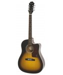 Epiphone J-15 EC Deluxe Fishman Presys-II Incl. Hard Case VS Vintage Sunburst zestaw gitara elektro-akustyczna z futerałem