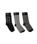 Marshall 3 pack monochrome Socks 42-46 - skarpetki