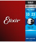 Elixir 11650 PolyWeb Medium 10-23 stuny do banjo